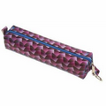 Purple/Pink/Black Globo 3D Lenticular Pencil Case (Geometric)